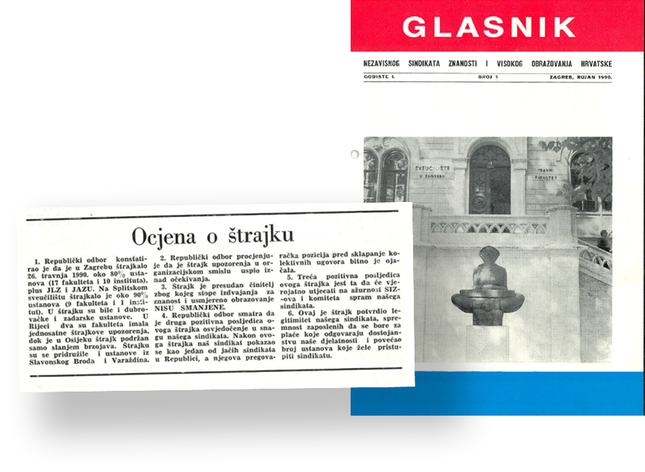 1990 ocjena o štrajku, glasnik